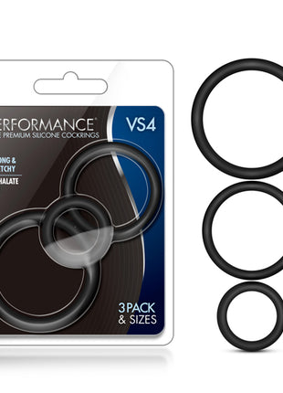 Performance VS4 Pure Premium Silicone Cockring Set