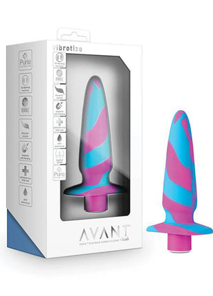 Avant Vibrotize Fuchsia Vibrating Plug