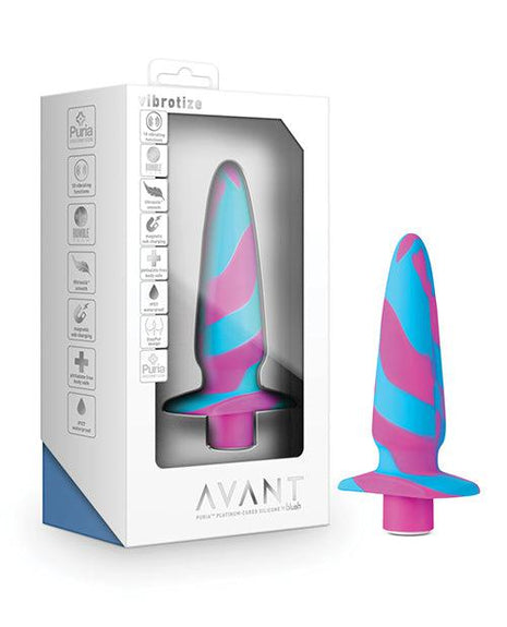 Avant Vibrotize Fuchsia Vibrating Plug