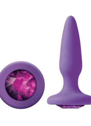 Glams Silicone Anal Plug with gem