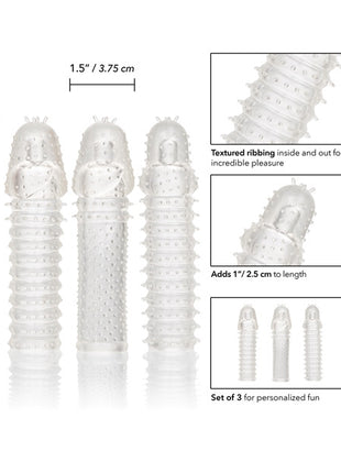 Cal Exotics Extension 3 Piece Kit - Clear