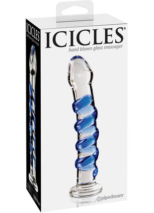 Icicles No. 5 Hand Blown Glass Massager
