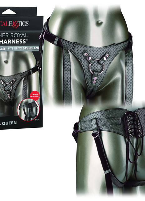 Her Royal Harness The Regal Queen - Pewter