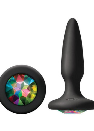 Glams Silicone Anal Plug with gem