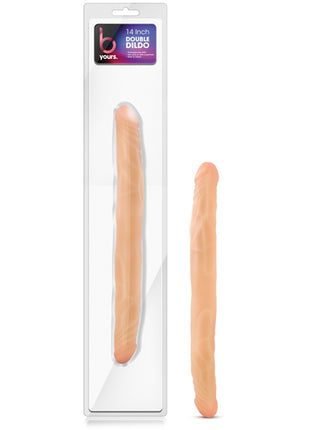 B Yours 14" Double Dildo - Asst. Colors