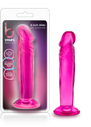 B Yours Sweet N' Small 6" Dildo With Suction Cup