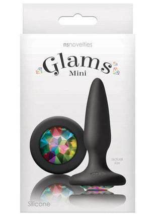 Glams Silicone Anal Plug with gem