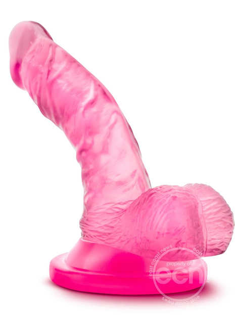 Naturally Yours Mini Dildo with Balls 4.75in