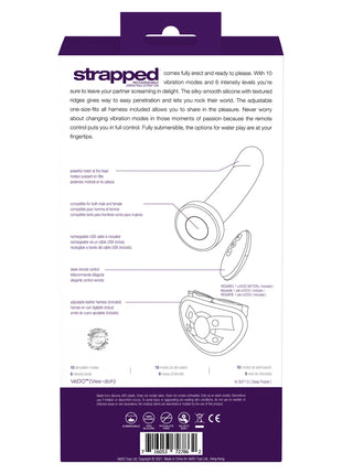 VeDO Strapped Rechargeable Vibrating Strap On