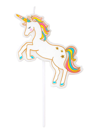 Unleash the Magic with this Unicorn Cake Candle