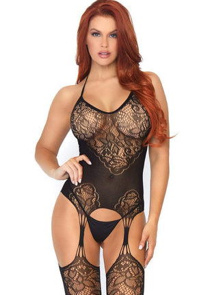 Pure Obsession Suspender Bodystocking