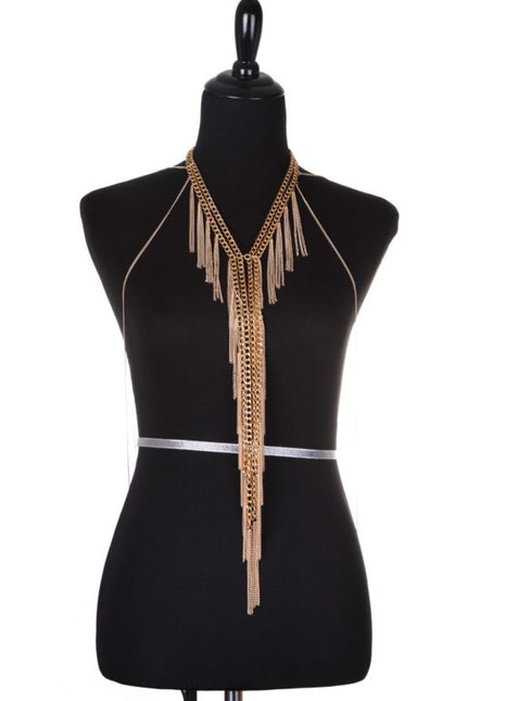 Gold Draped Body Chain
