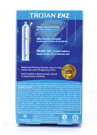Trojan Enz Lubricated Condoms