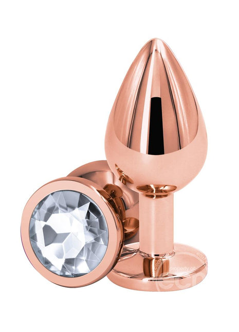 Rear Assets Rose Gold Anal Plug - Medium