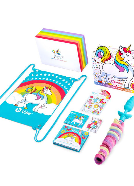 B-Vibe Unicorn 6 pc Plug Set