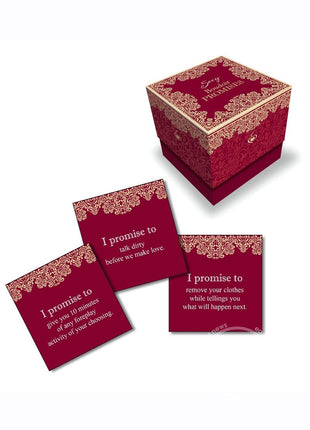 Sexy Boudoir Promises Card Game