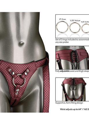 Her Royal Harness The Regal Queen - Pewter
