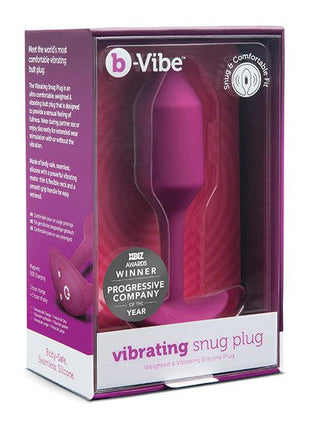 B-Vibe Vibrating Snug Plug - Medium
