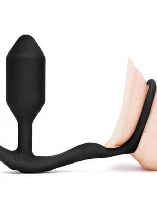 B-Vibe Snug & Tug Ring & Plug - Medium