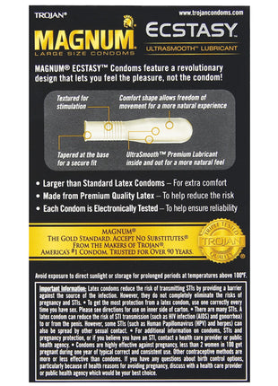 Trojan Magnum Ecstasy Condoms