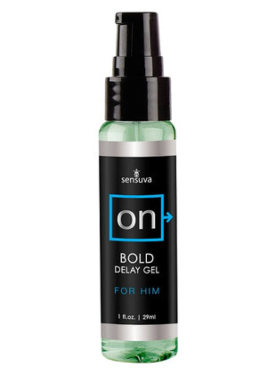 Sensuva Bold Delay Gel 1 oz. Bottle