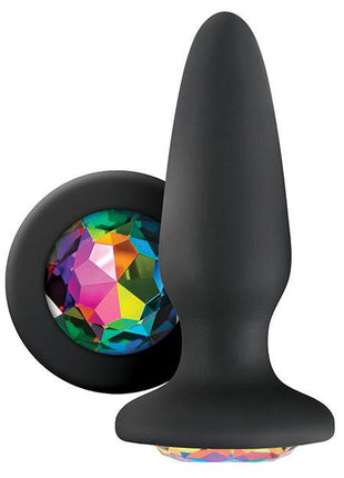 Glams Silicone Anal Plug with gem