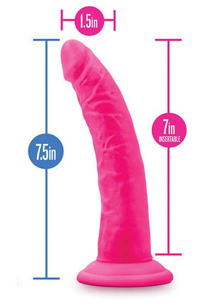Blush Neo Elite 7.5" Silicone Dual Density Cock