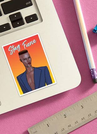 Grace Jones Stay Fierce Sticker
