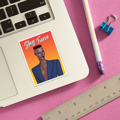 Grace Jones Stay Fierce Sticker