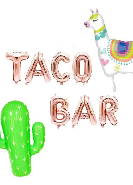 Taco Bar Party Balloons