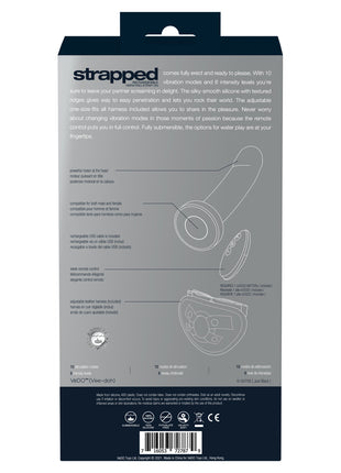 VeDO Strapped Rechargeable Vibrating Strap On