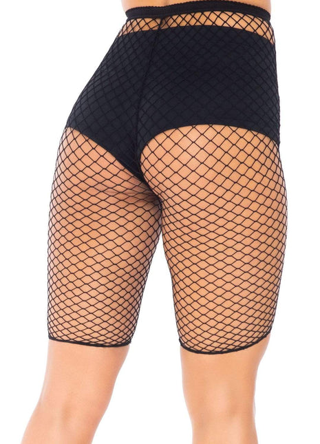Trouble Maker Fishnet Biker Shorts