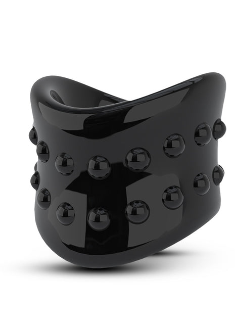 Blush Stay Hard Beef Ball Stretcher 1.5" Diameter Black