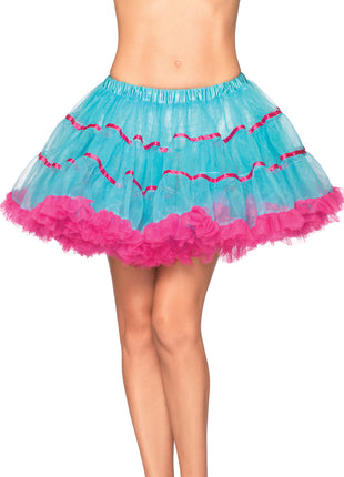 Layered Satin Petticoat - Assorted Colors