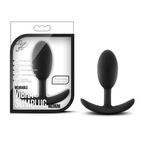 Blush Luxe Medium Vibra Slim Plug