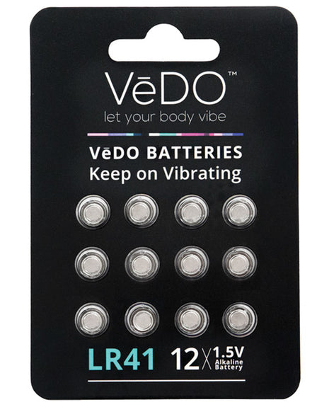 VeDO LR41 Batteries - 1.5V Pack of 12