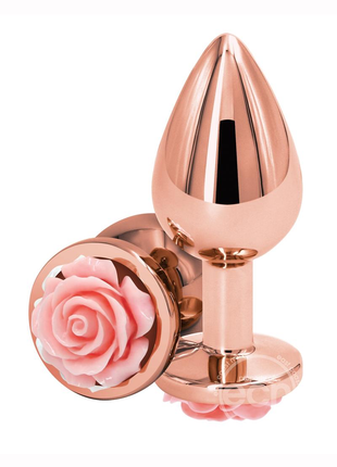 Rear Assets Anal Plug with Rose - Medi