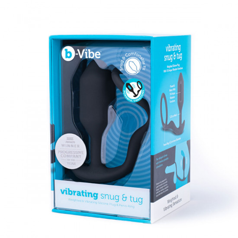 B-Vibe Snug & Tug Ring & Plug - Medium