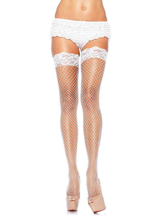 Nya Stay Up Fishnet Thigh Highs