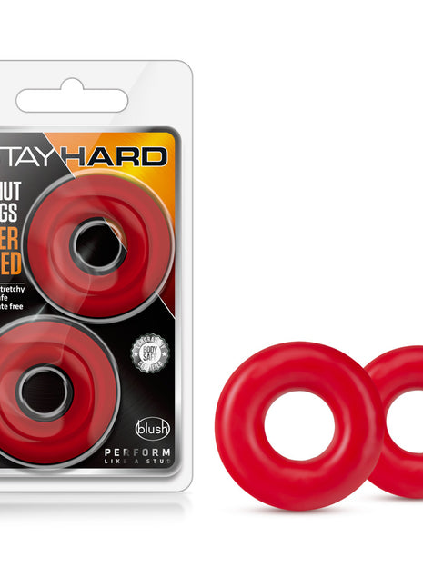 Blush Stay Hard Donut Rings Oversized