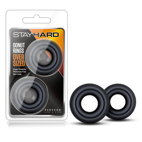 Blush Stay Hard Donut Rings Oversized