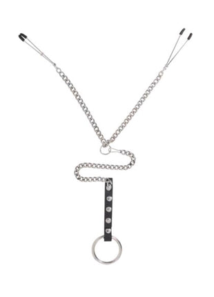 Y-Style Tweezer Clamp w/Cock Ring
