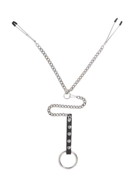 Y-Style Tweezer Clamp w/Cock Ring