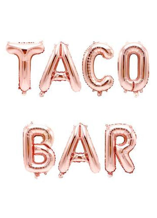 Taco Bar Party Balloons