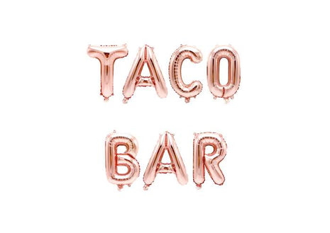 Taco Bar Party Balloons