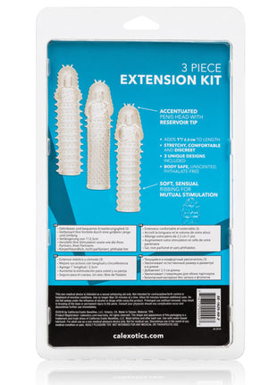 Cal Exotics Extension 3 Piece Kit - Clear