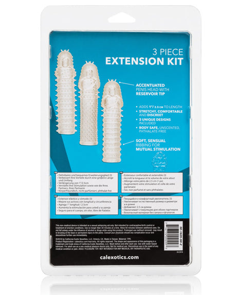 Cal Exotics Extension 3 Piece Kit - Clear