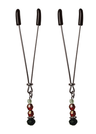 Sexperiments Ruby Black Nipple Clamps