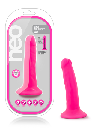 6" Neo Dual Density Dildo