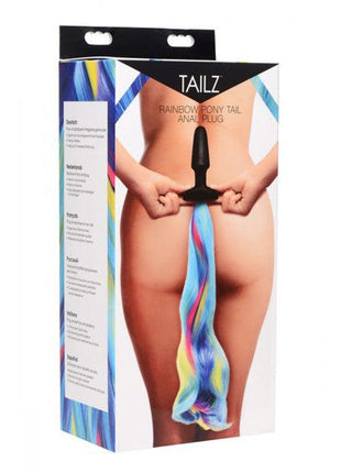 Tailz Rainbow Pony Tail Anal Plug